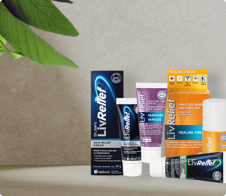 Six products of the brand LivRelief